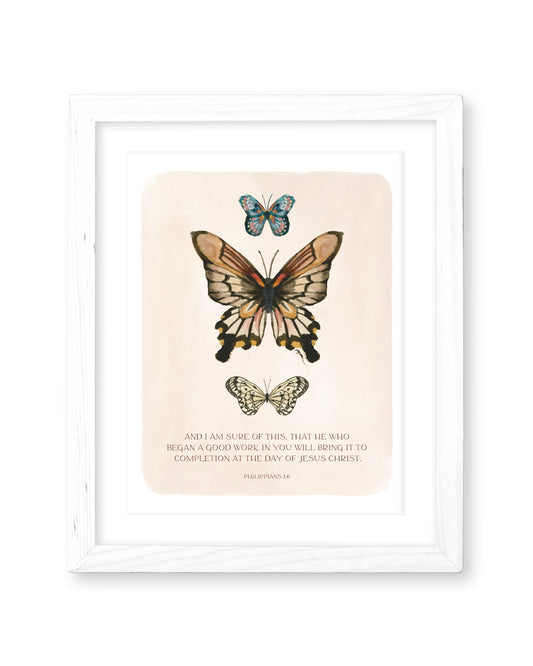 Philippians 1:6 | He Who Began A Good Work Print