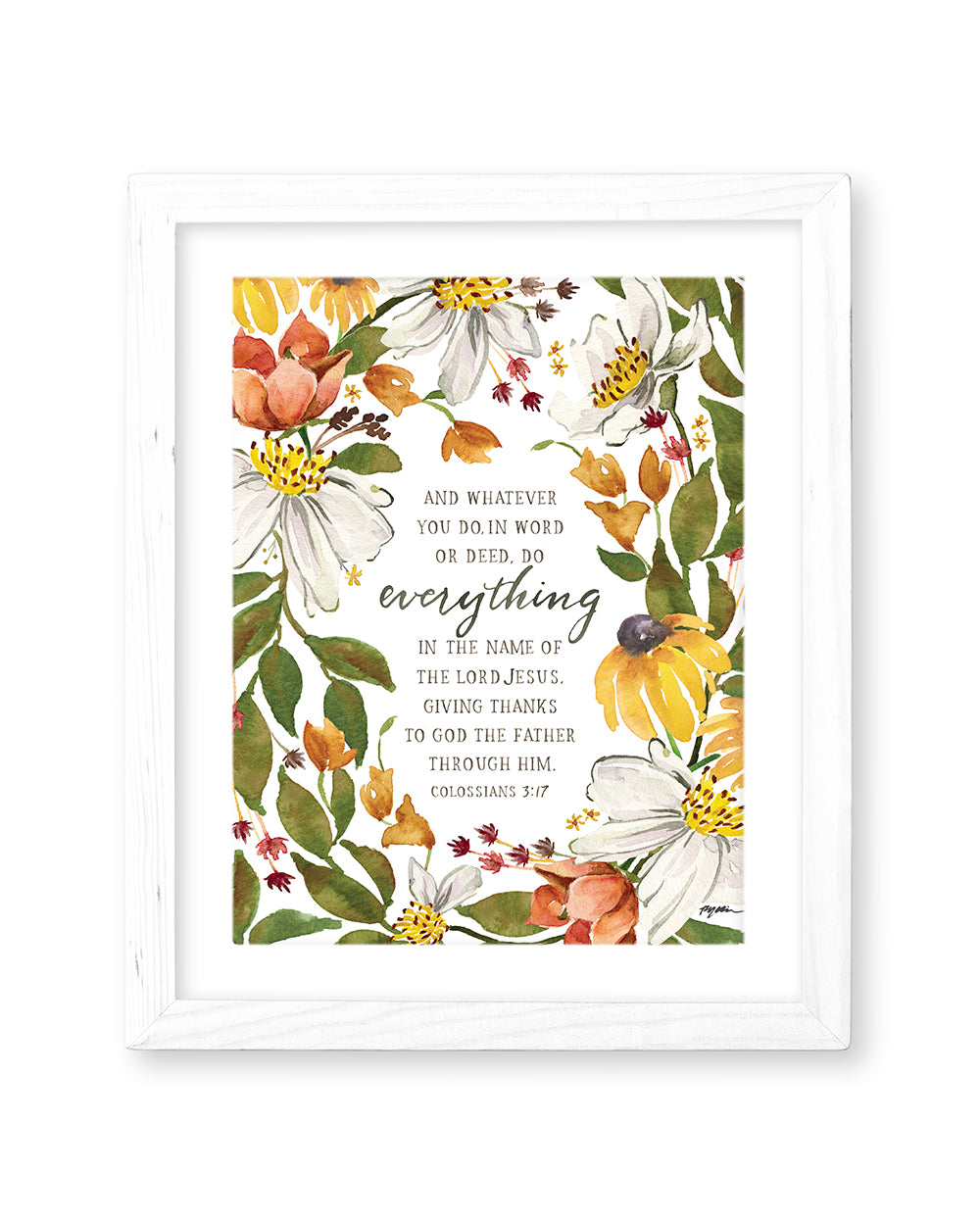 Colossians 3:17 | In Word or In Deed Print