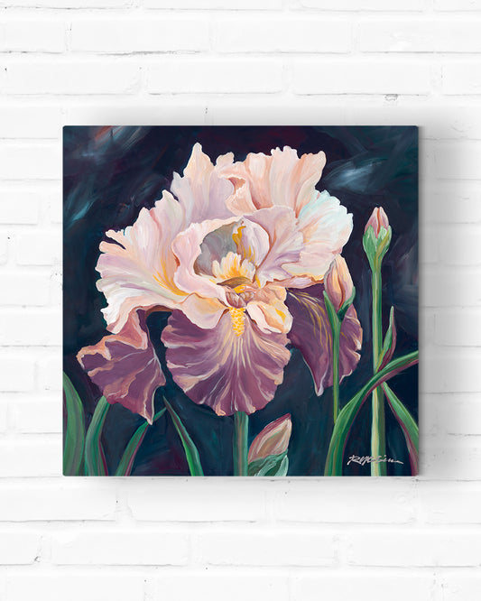 Iris Study Fine Art Canvas