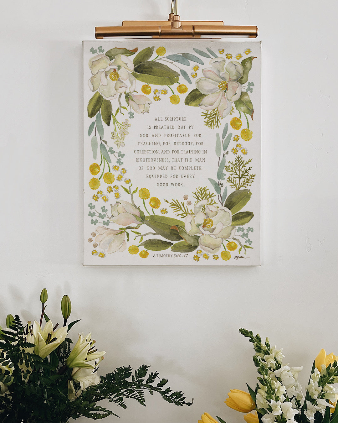 2 Timothy 3:16-17 | Equipped For Every Good Work Canvas