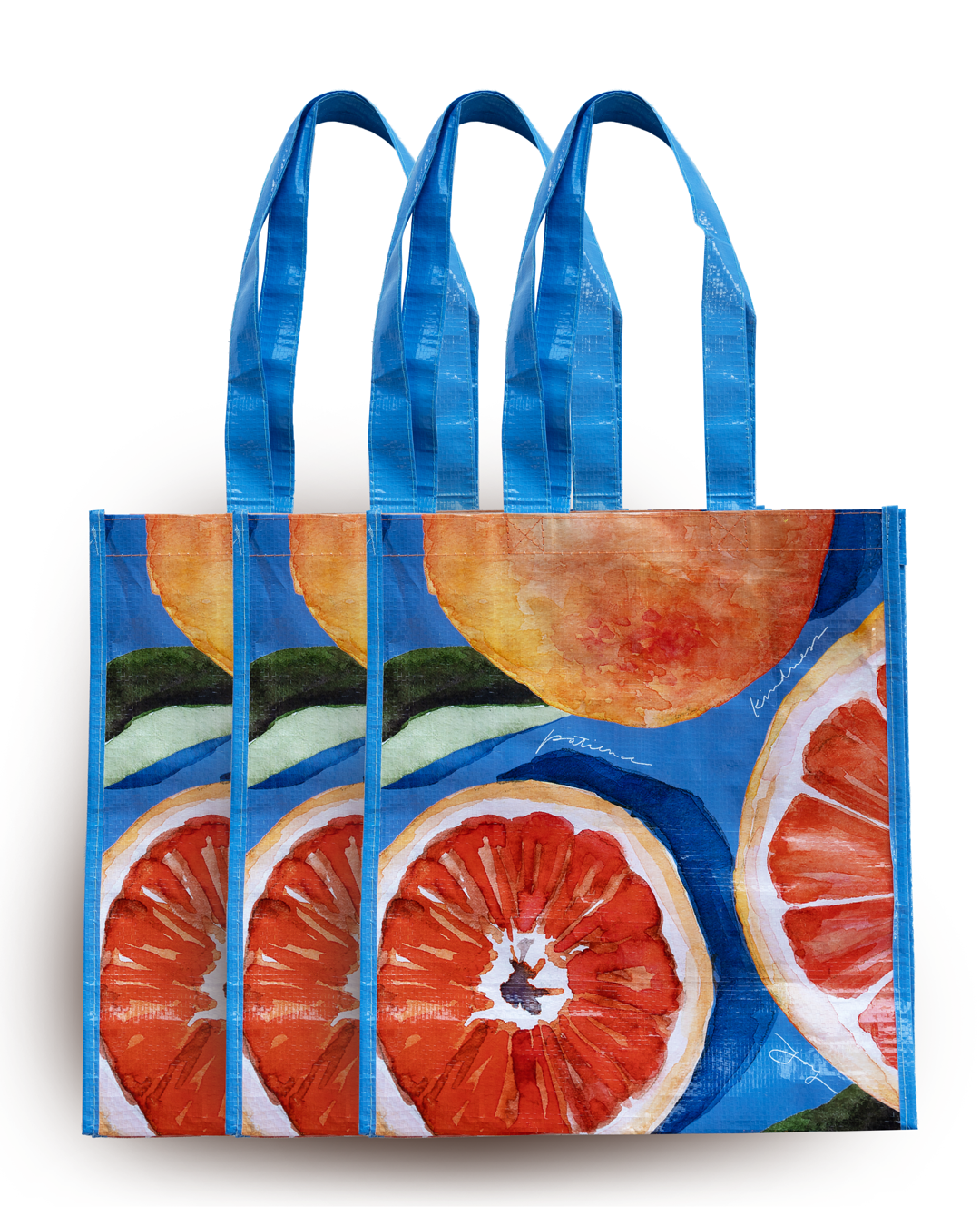 Farm Fresh Citrus Oranges 12 oz Canvas Tote Bag