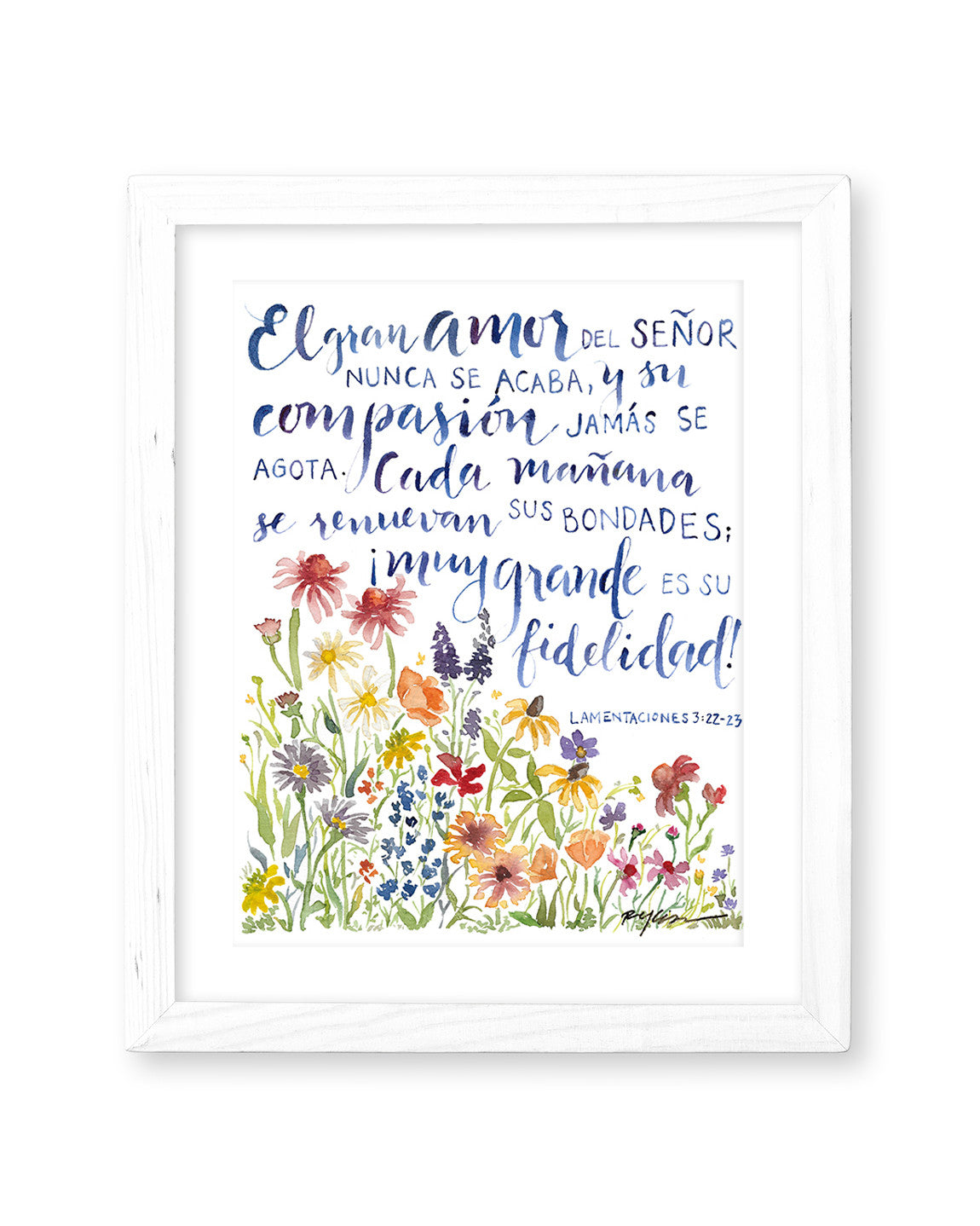 Lamentaciones 3:22-23 | New Every Morning (Spanish) Print