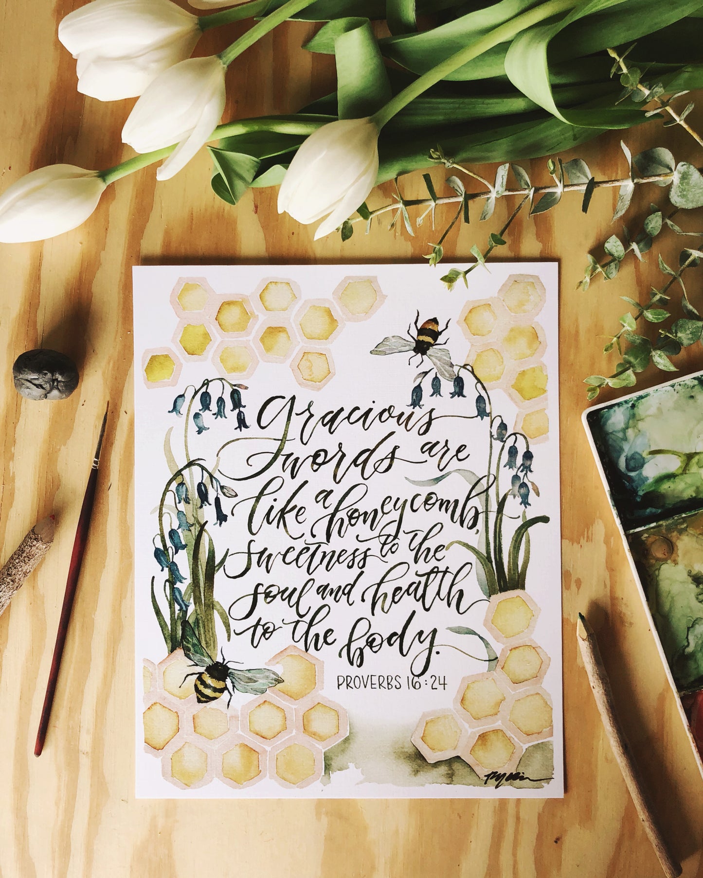 Proverbs 16:24 | Gracious Words Print