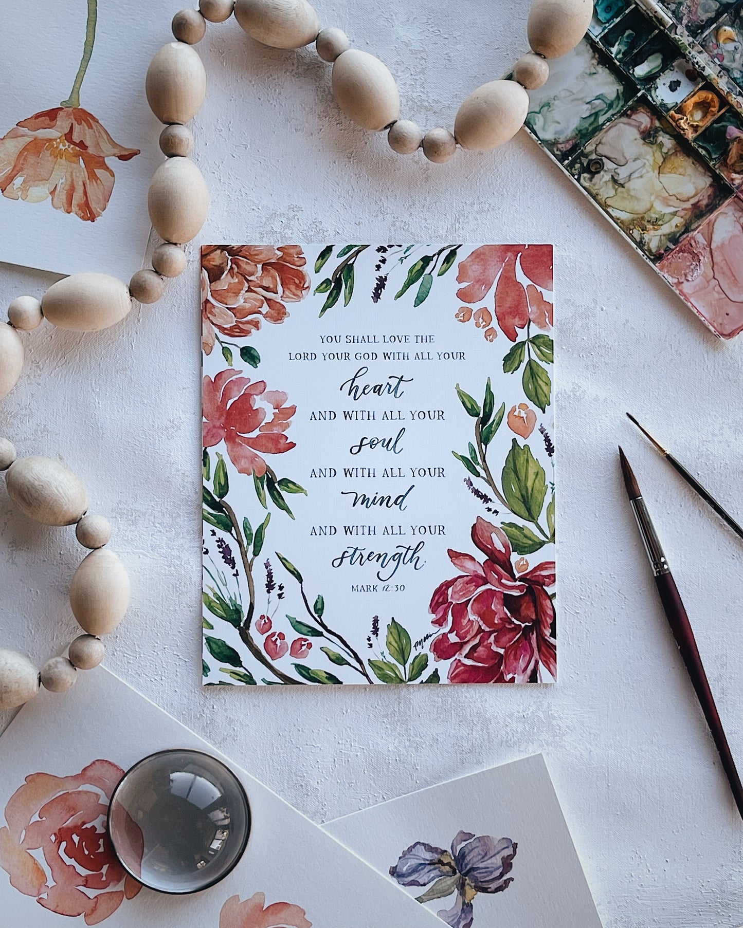 Mark 12:30 | Love the Lord Print