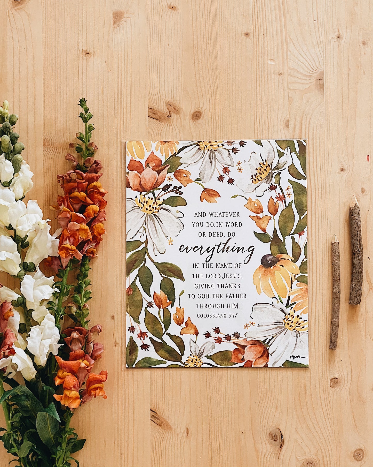 Colossians 3:17 | In Word or In Deed Print