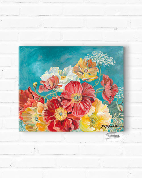 Summer Poppies Fine Art Canvas