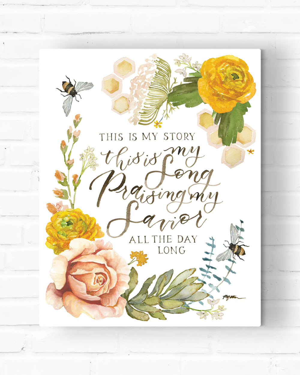 This Is My Song Canvas