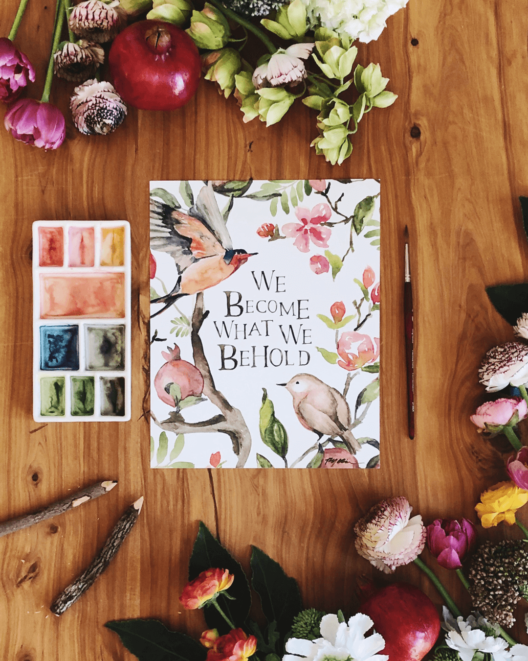 We Become What We Behold Print