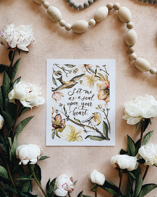 Set Me As A Seal Print