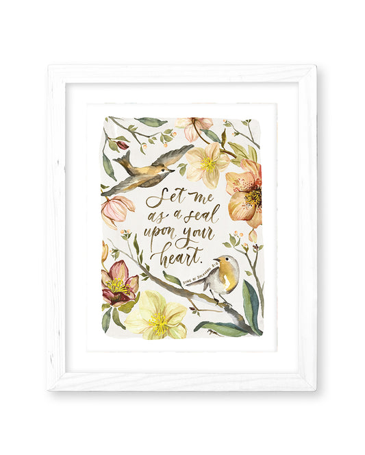 Set Me As A Seal Print