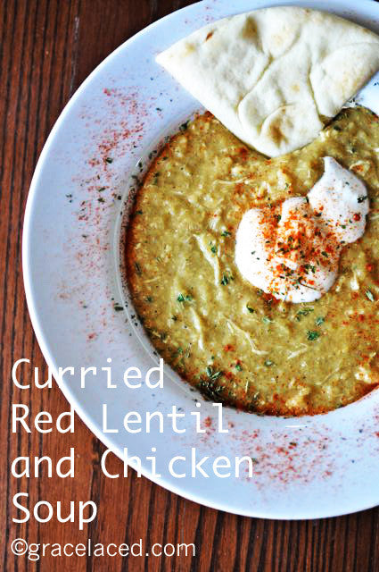 Curried Red Lentil and Chicken Soup