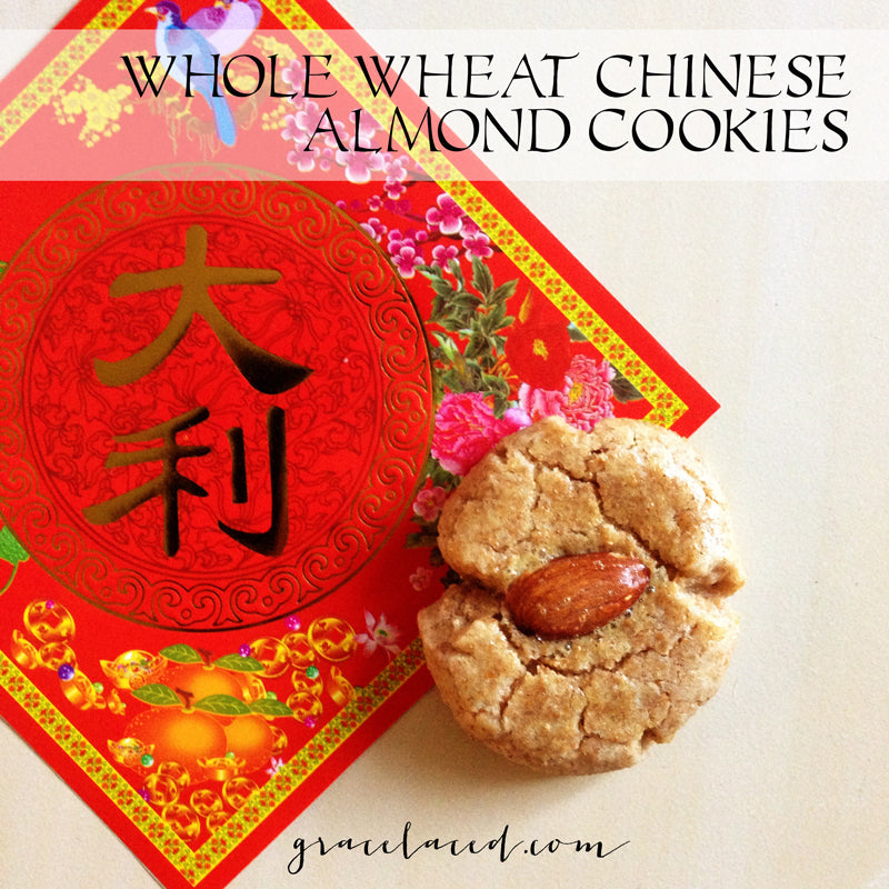 Whole Wheat Chinese Almond Cookies {Celebrating Chinese New Year, Simply}
