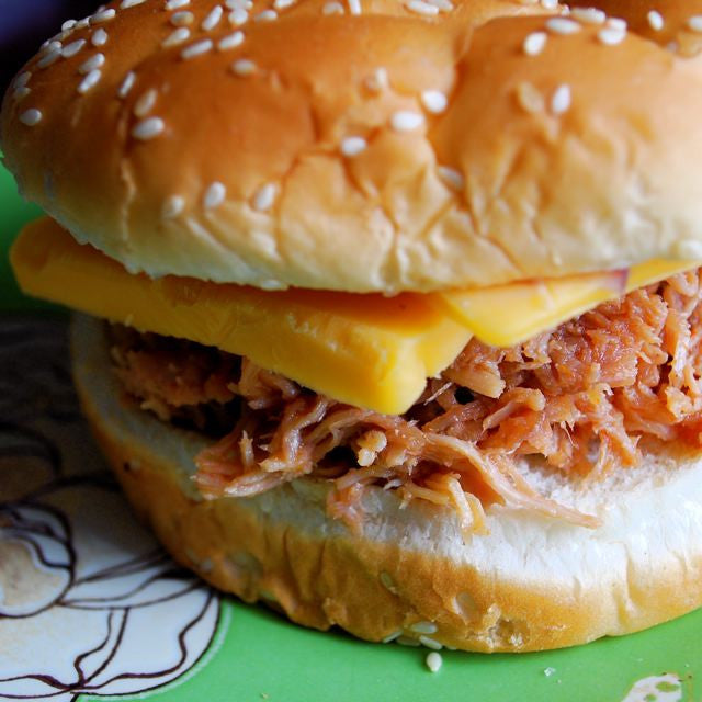 Simple Pulled Pork Sandwiches &amp; Homemade BBQ Sauce