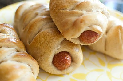 Whole Wheat Pigs-In-A-Blanket