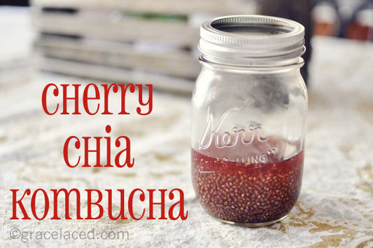 Cherry Chia Kombucha
