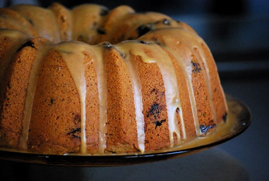 Blueberry Pumpkin Pound Cake