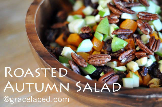 Roasted Autumn Salad {Inspired by California Pizza Kitchen}