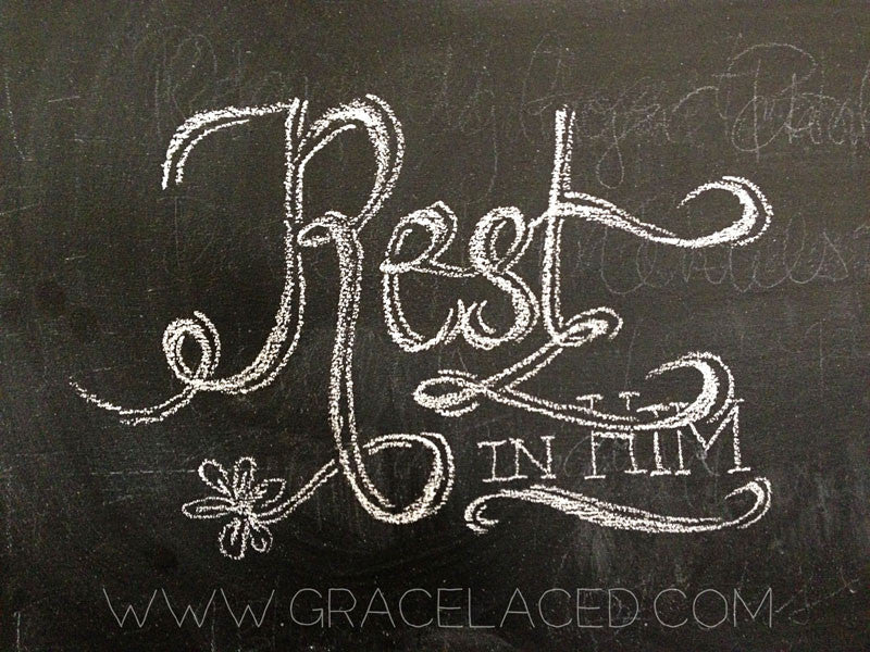 Rest In Him {Drawing Close, Day 13}