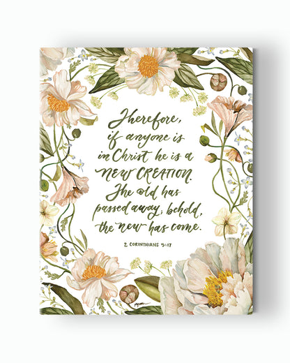 2 Corinthians 5:17 | New Creation Canvas