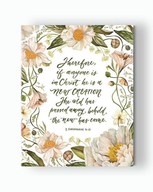 2 Corinthians 5:17 | New Creation Canvas