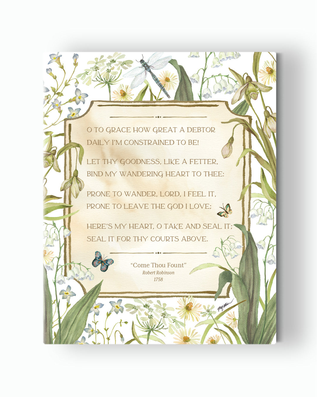 Bind My Wandering Heart To Thee Canvas