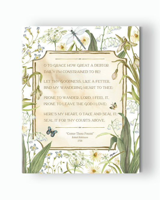 Bind My Wandering Heart To Thee Canvas