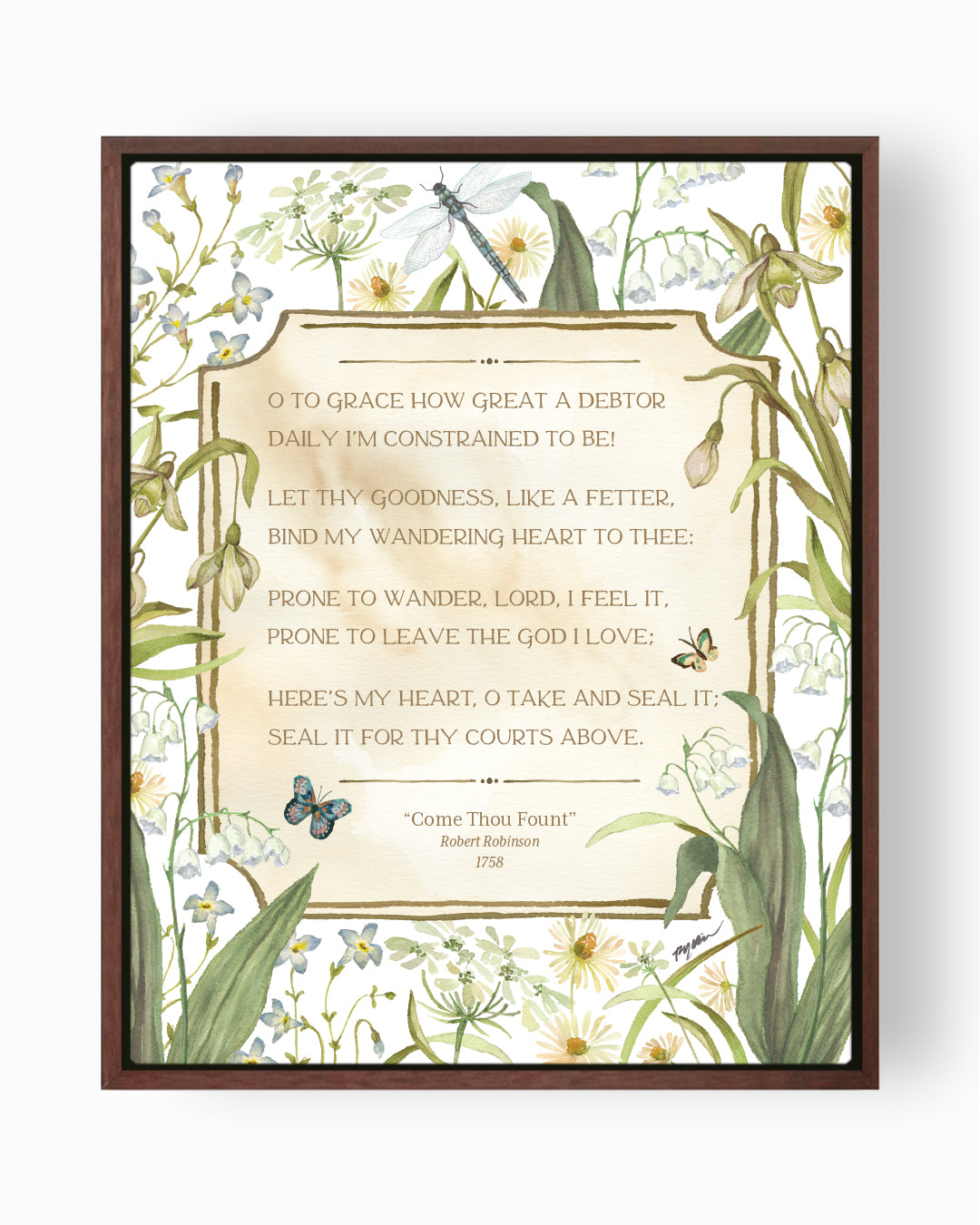 Bind My Wandering Heart To Thee Canvas