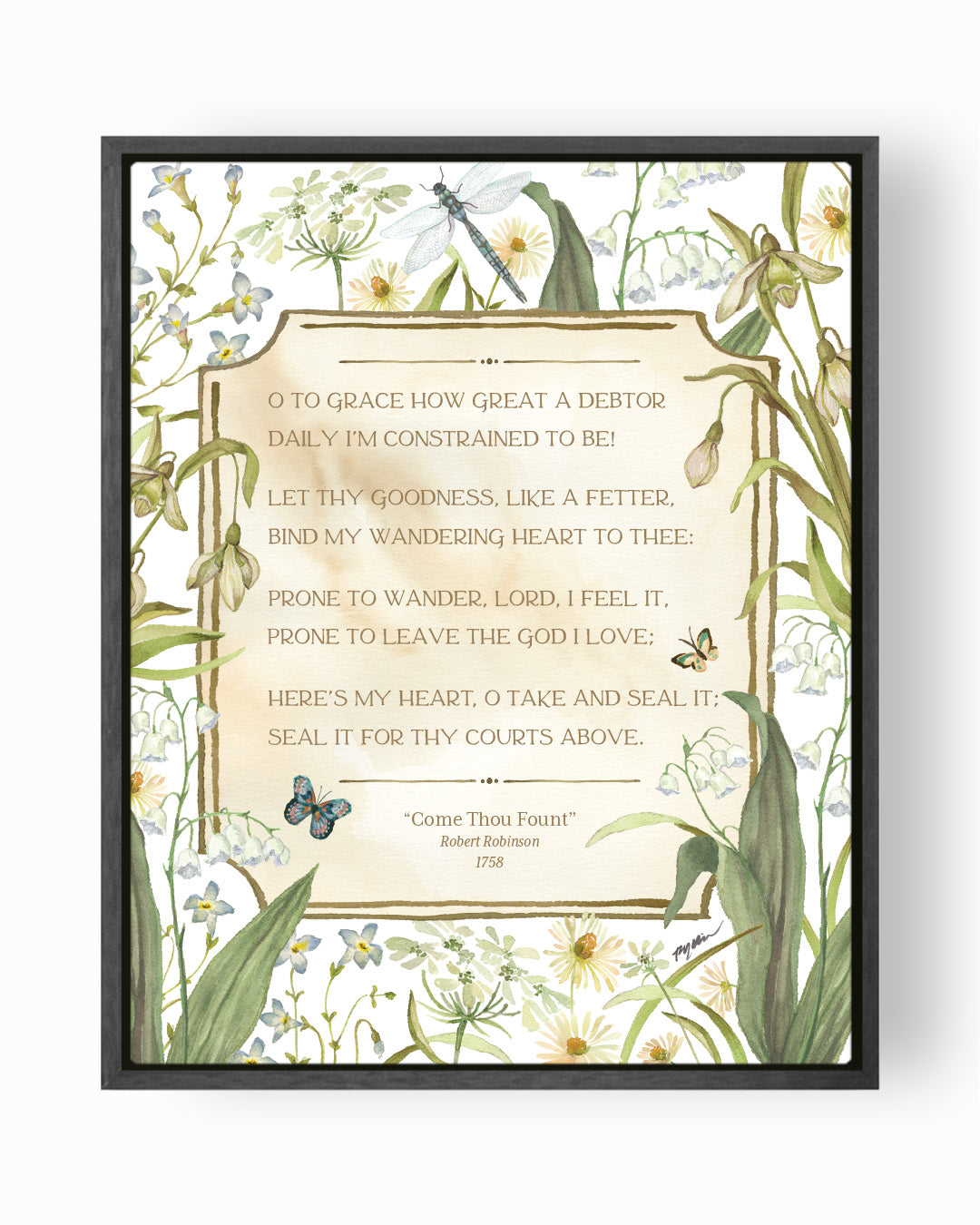 Bind My Wandering Heart To Thee Canvas