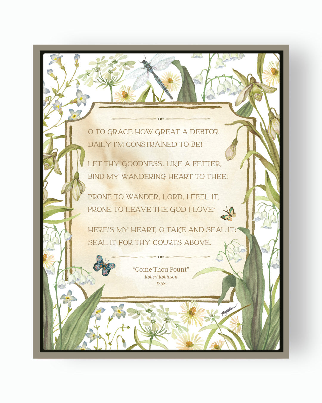 Bind My Wandering Heart To Thee Canvas