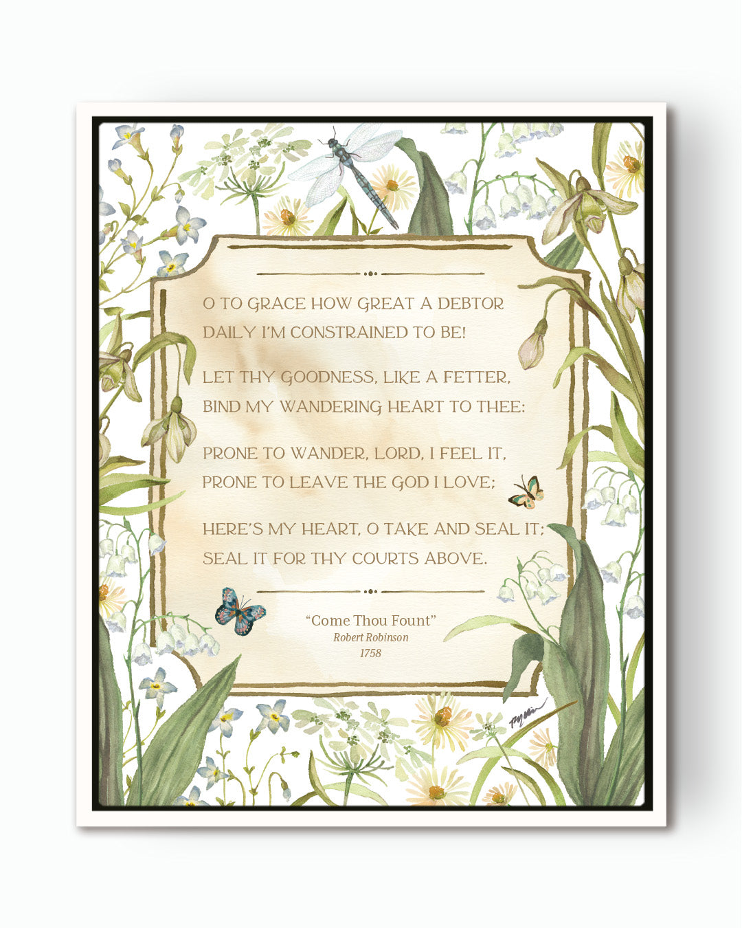 Bind My Wandering Heart To Thee Canvas