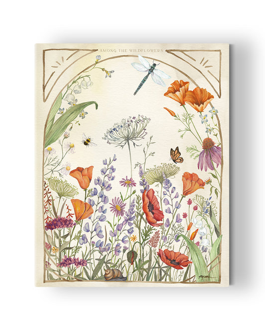 Among The Wildflowers Fine Art Canvas