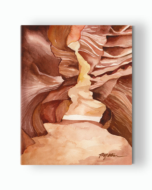 Antelope Canyon Painting by Ruth Chou Simons-landscape art