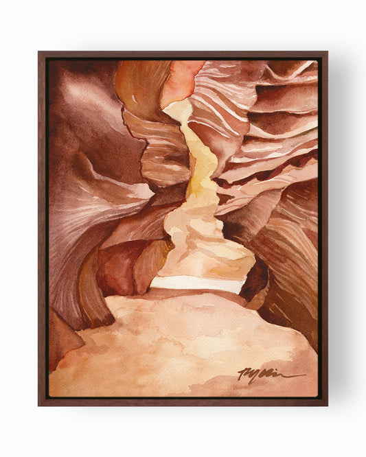 Antelope Canyon Painting by Ruth Chou Simons-landscape art