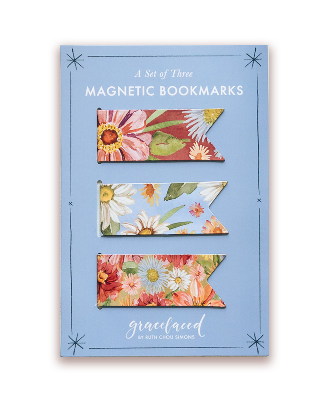 Daisy Magnetic Bookmark Set