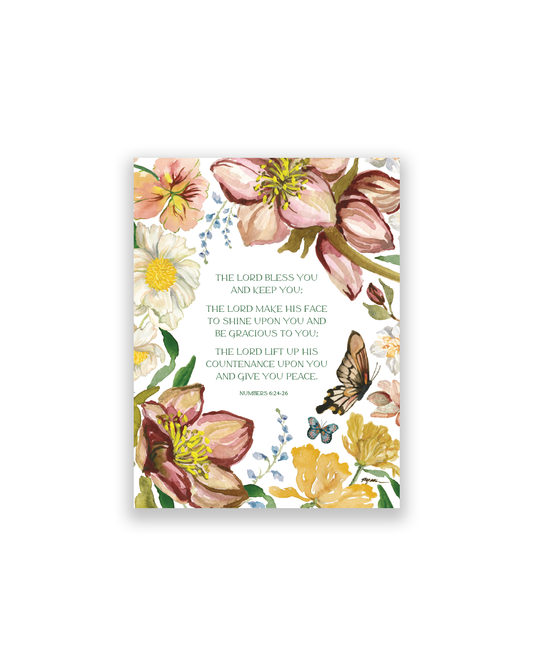 Numbers 6:24-26 | Benediction Notecard Set