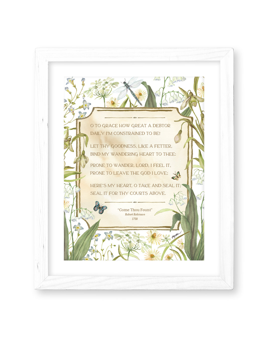 Bind My Wandering Heart To Thee Print