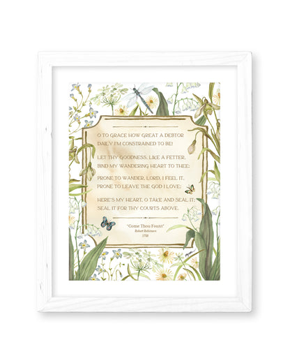 Bind My Wandering Heart To Thee Print