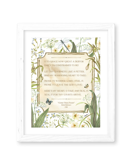 Bind My Wandering Heart To Thee Print