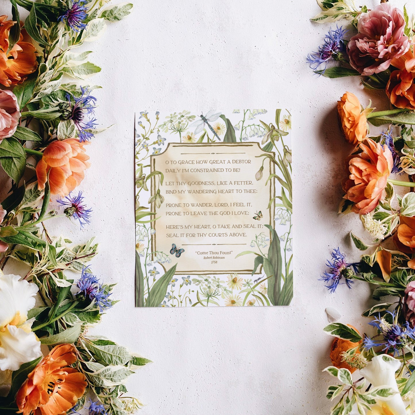 Bind My Wandering Heart To Thee Print