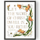 Colossians 3:16 | The Word of Christ Canvas