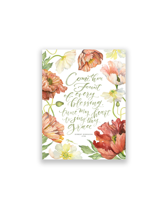 Come Thou Fount Notecard Set
