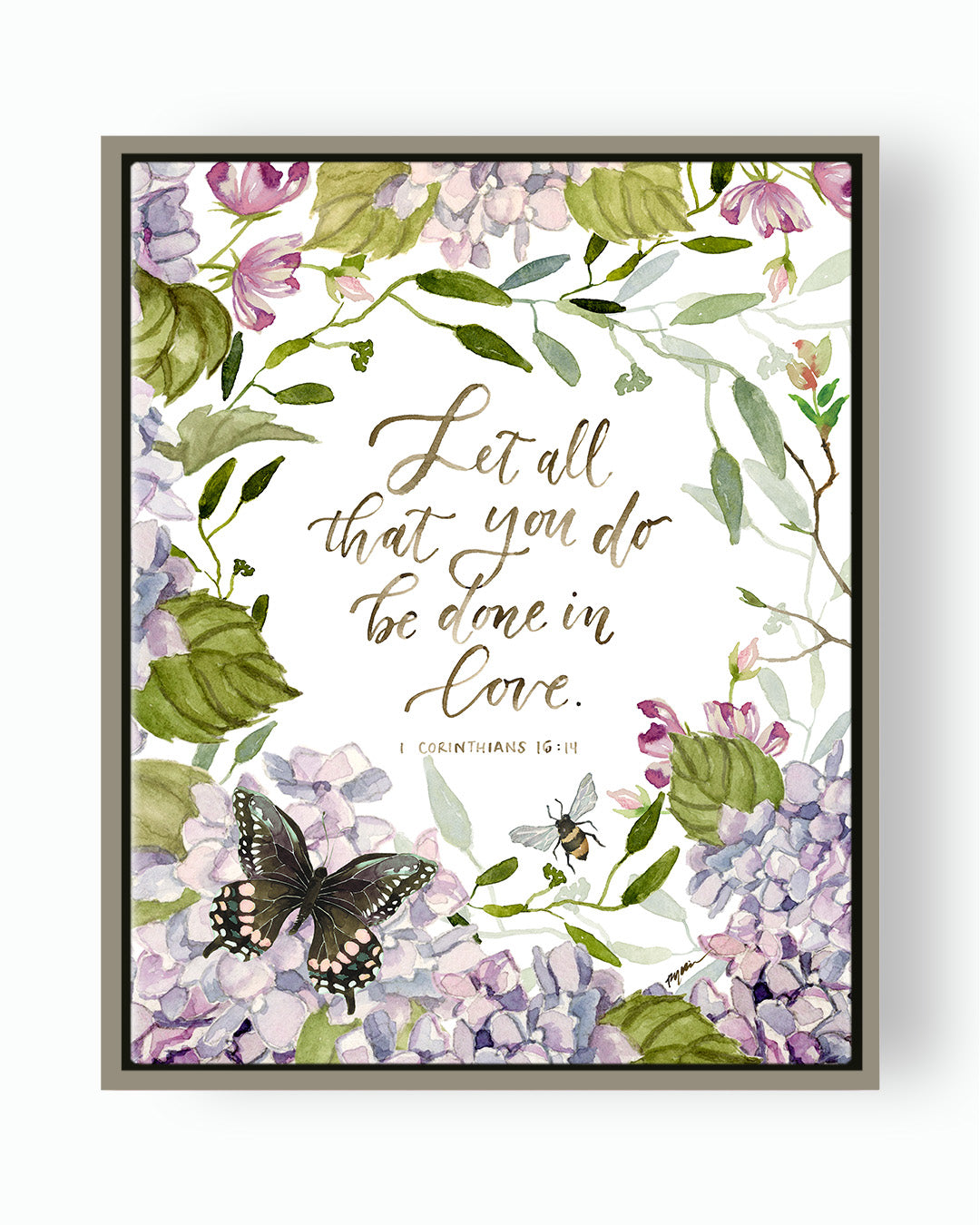 1 Corinthians 16:14 | Done In Love Canvas
