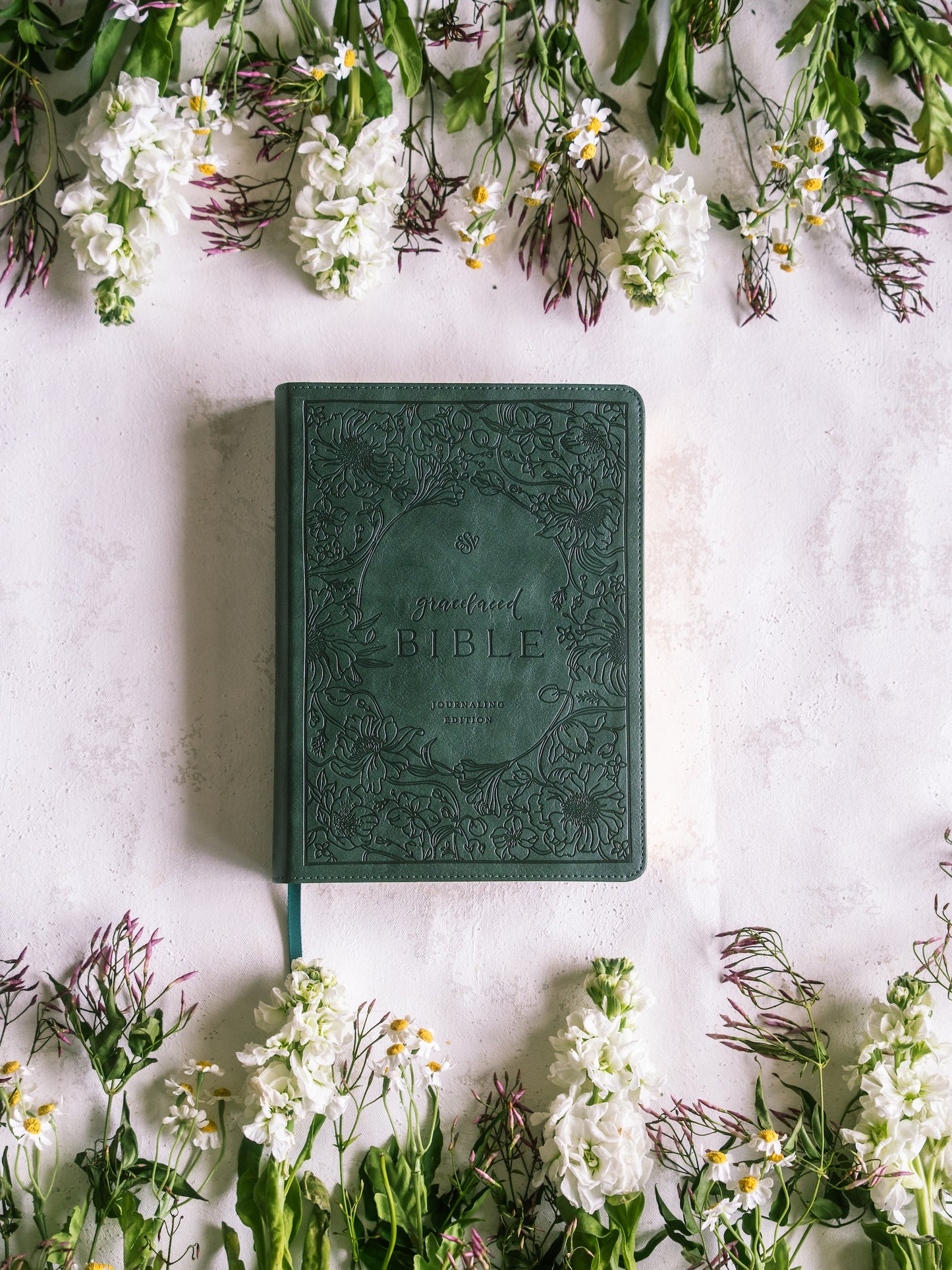 ESV GraceLaced Bible, Journaling Edition (Artwork by Ruth Chou Simons) (TruTone, Quiet Forest)