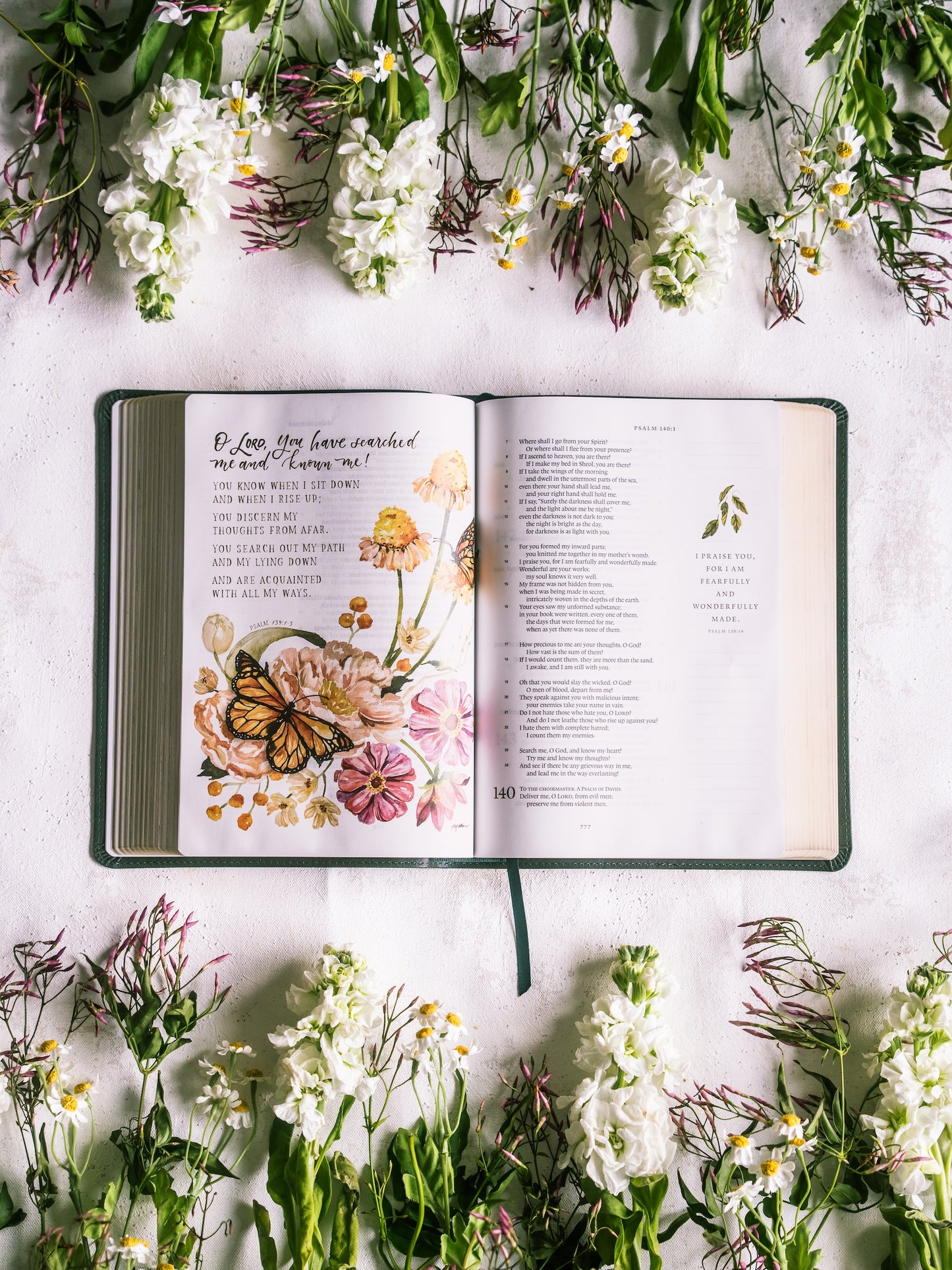 ESV GraceLaced Bible, Journaling Edition (Artwork by Ruth Chou Simons) (TruTone, Quiet Forest)