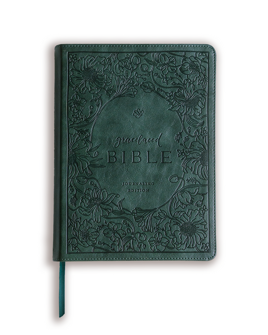 ESV GraceLaced Bible, Journaling Edition (Artwork by Ruth Chou Simons) (TruTone, Quiet Forest)