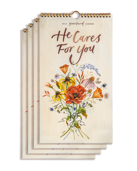 He Cares For You 2026 Calendar (4-Pack)
