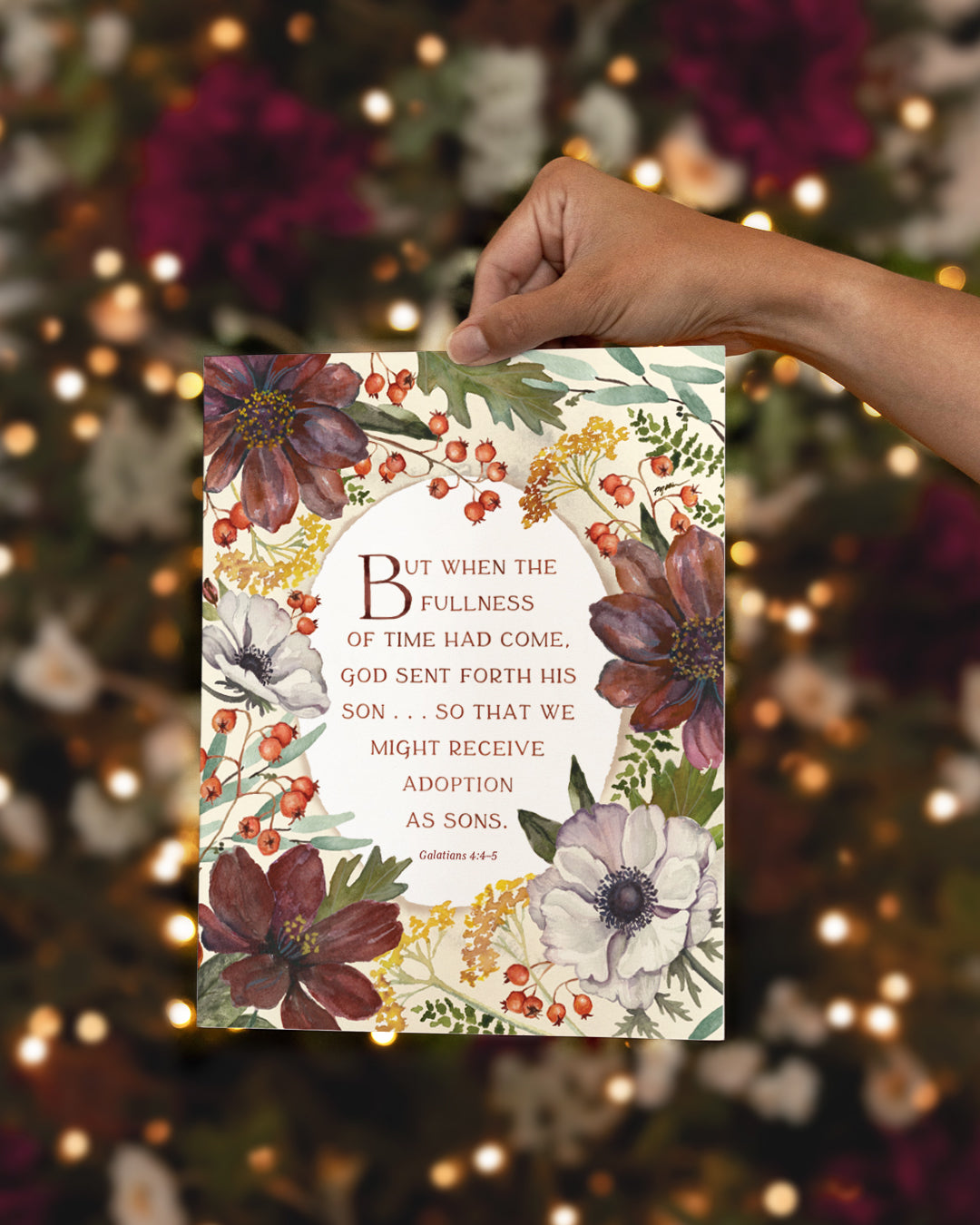 Galatians 4:4 | God Sent Forth Print