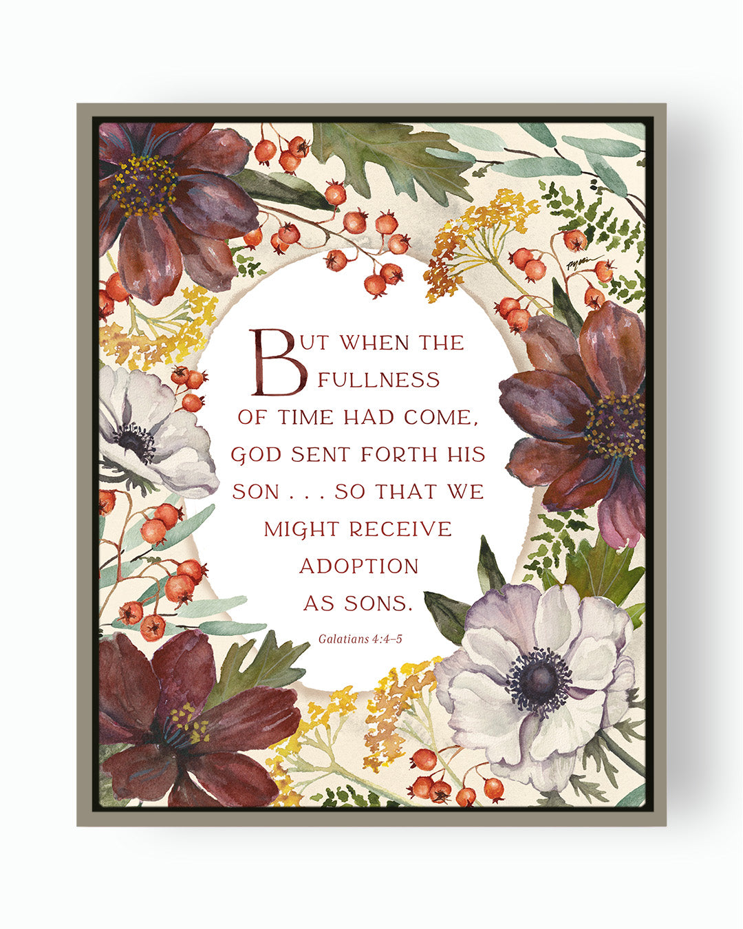 Galatians 4:4 | God Sent Forth Canvas