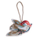 Beaded ornament, cute ornament, dove, god with us, ruth chou simons