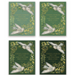 isaiah 6:9, christmas notecards, dove, green, gold foil, holiday cards, gracelaced